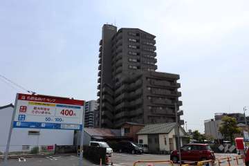 ライオンズシティ大府駅前の外観（北西側から）