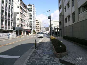 敷地西側の道路