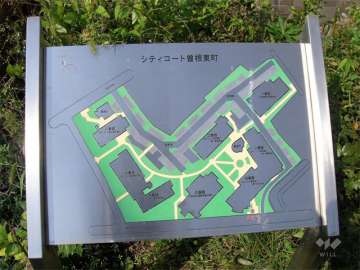 ジオ曽根東町の敷地配置図
