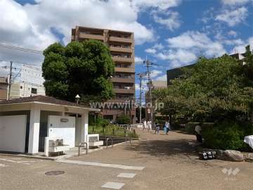 大門公園から見たリーガル豊中北桜塚