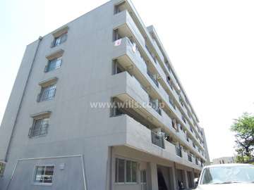 ライオンズマンション千里丘A棟の外観(北西側から)