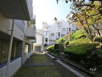 敷地内の植栽スペース