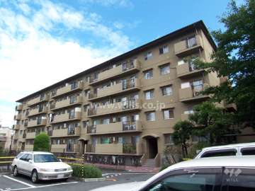 メゾン千里丘5番街Q棟の外観(北側から)