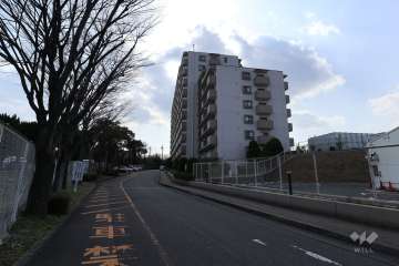 敷地南東側の通路（北東側から）