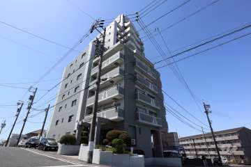 サンパーク瀬戸口の外観（北東側から）