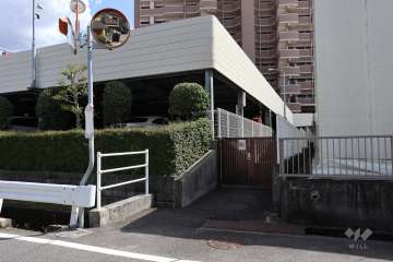 敷地北側の通用口