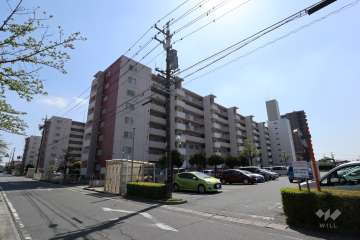 コープ野村共和Ｃ棟の外観（北東側から）