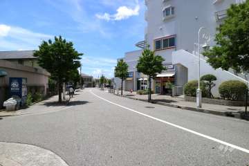敷地南側の前面道路