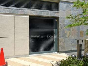 駐輪場の出入り口