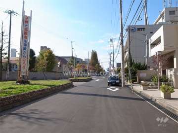 敷地南側の通り