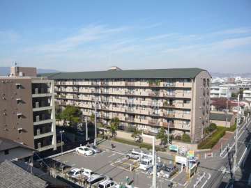 塚口ネオコーポラスの遠景（南東から）