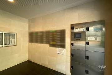 共用ポストと宅配ボックス