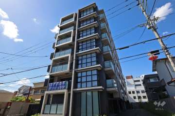シエリア茨木東中条の外観（南東側から）