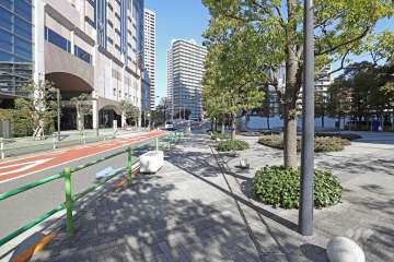 敷地西側前面道路
