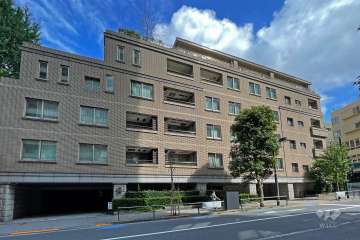 ハイレーゼ六本木三河台の外観（北西側から）