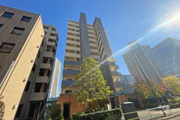 アルシオン芝浦の外観（北西側から）