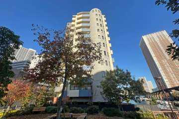 アルシオン芝浦の外観（南側から）