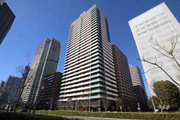 フェイバリッチタワー品川の外観(南東側から)