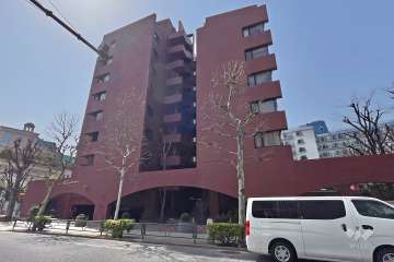 高輪タウンハウスの外観（北東側から）