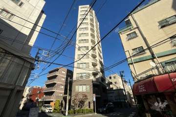 D’グランセ白金の外観（南西側から）