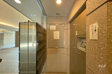 共用ポストと宅配ボックス