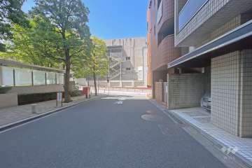 敷地南側前面道路（東側から）