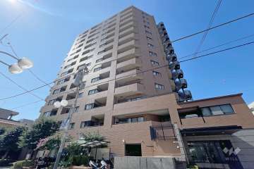 コスモ白金シティフォルムの外観(北東側から）　