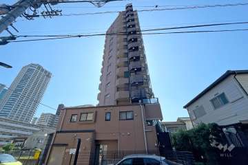 コスモ白金シティフォルムの外観(北東側から）