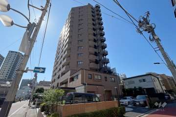 コスモ白金シティフォルムの外観(北側から）　