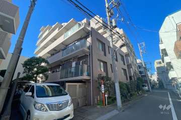 シティハイツ白金高輪の外観（北東側から）