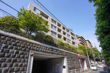 パークコート麻布鳥居坂の外観（南西側から）