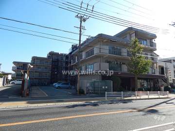 武庫之荘スカイハイツの外観（北西側から）