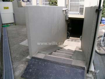 地階にある駐輪場