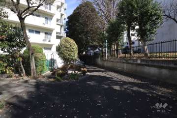 敷地東側の前面道路　