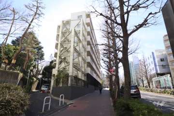 パシフィック白金台の外観(北西側から)　