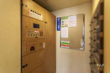 共用ポストと宅配ボックス