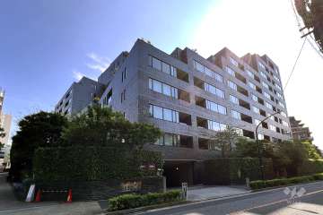 南青山テラス常盤松フォレストの外観（西側から）