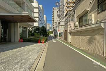 敷地南側前面道路