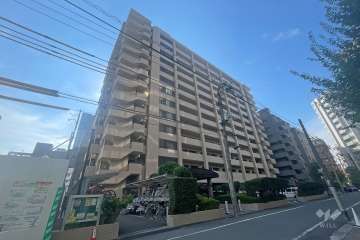 イトーピア麻布の外観（北東側から）