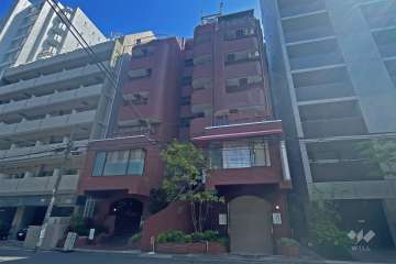 エクレール南麻布の外観（北西側から）