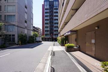 敷地南側の前面道路