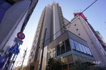 オリンピアード麻布霞坂の外観（北東側から）