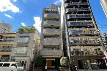 クレッセント麻布ビュータワーの外観（南側から）