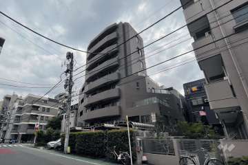 ルピナス麻布シティフォルムの外観（北西側から）