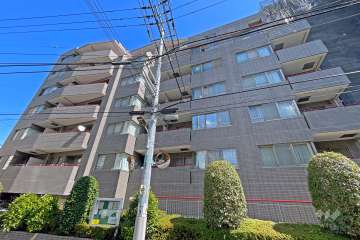 南麻布パークホームズの外観（南東側から）