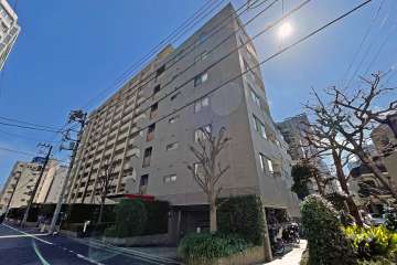 南麻布パークホームズの外観（南西側から）