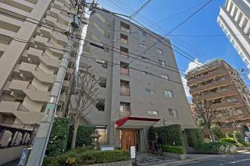 南麻布パークホームズの外観（北西側から）