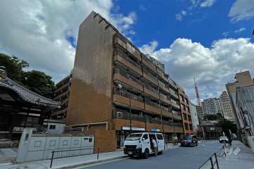 虎ノ門ガーデンの外観（北西側から）