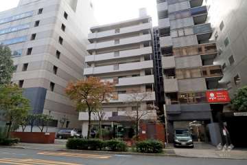 芝パークサイドハイツの外観(北西側から)