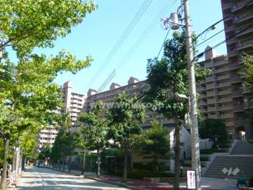 ラ・ビスタ宝塚ウエストウイング1番館の外観（北側から）